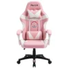 SILLA GAMING PLUS GM ESSENTIAL 730-TR094S COLOR ROSADO BLANCO plus gm 1 1